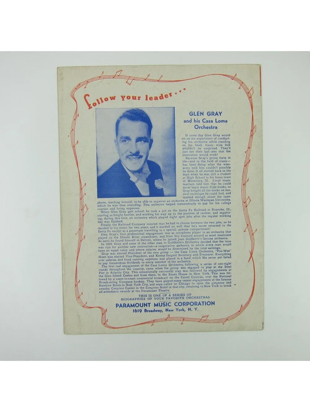 Sheet Music Thanks For The Memory The Big Broadcast of 1938 Shirley Ross Vintage